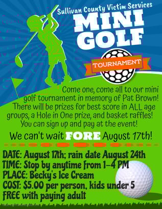 Mini Golf Flyer