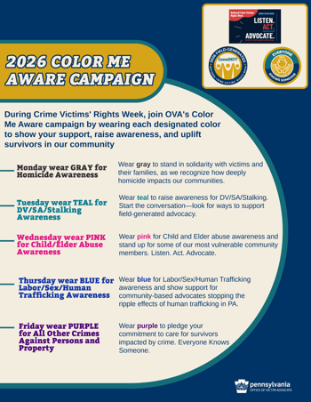 OVA Color me Aware Campaign